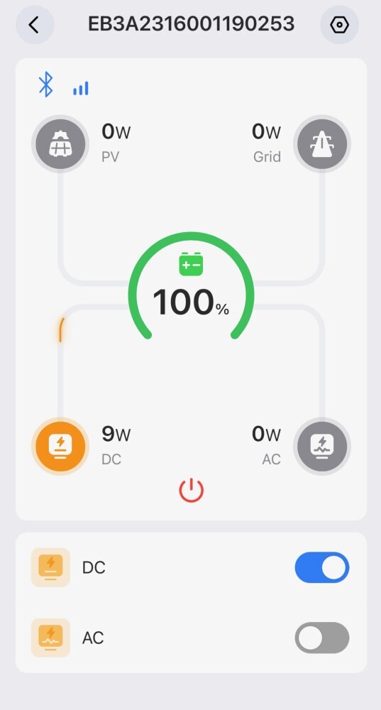 Bluetti EB3A App