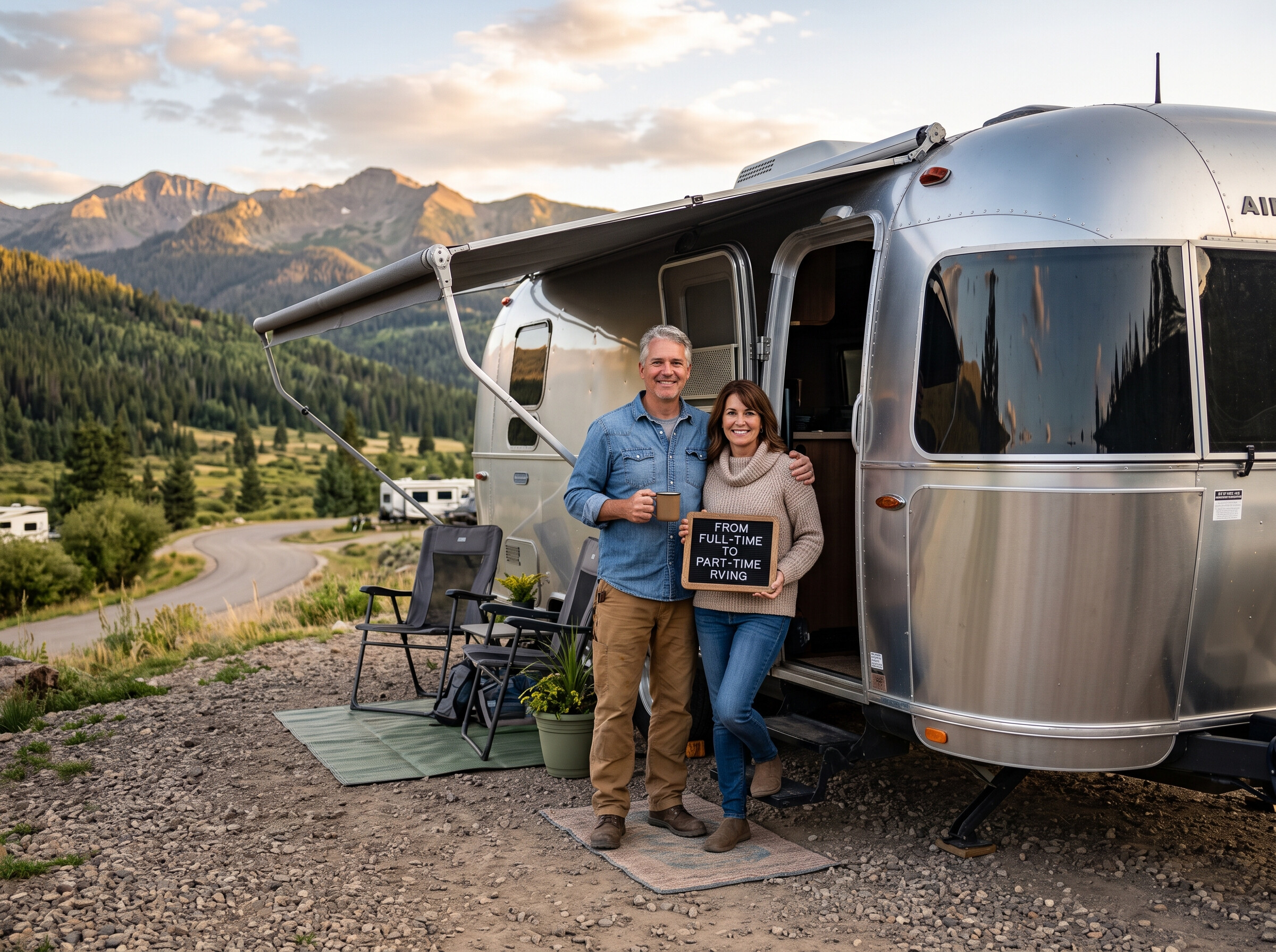 Full-time to part-time RVing